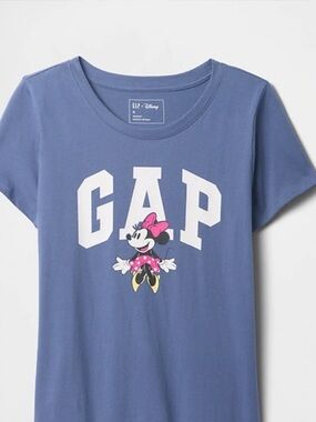 Disney Blue GAP Minnie Mouse Graphic Tee adult  large